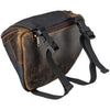 Tough1 Canvas Pommel Bag with Leather Accents