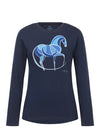 KERRITS Mosaic Horse Long Sleeve Tee