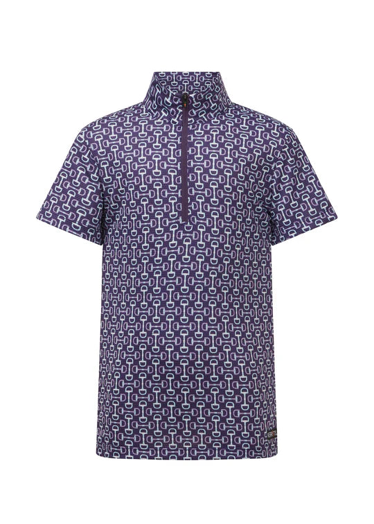 Kerrit's Kids Breeze Ice Fil Short Sleeve Riding Shirt