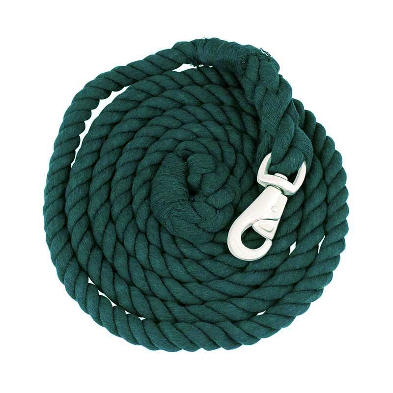 Cotton Lead Rope with Nickel Plated Bull Snap