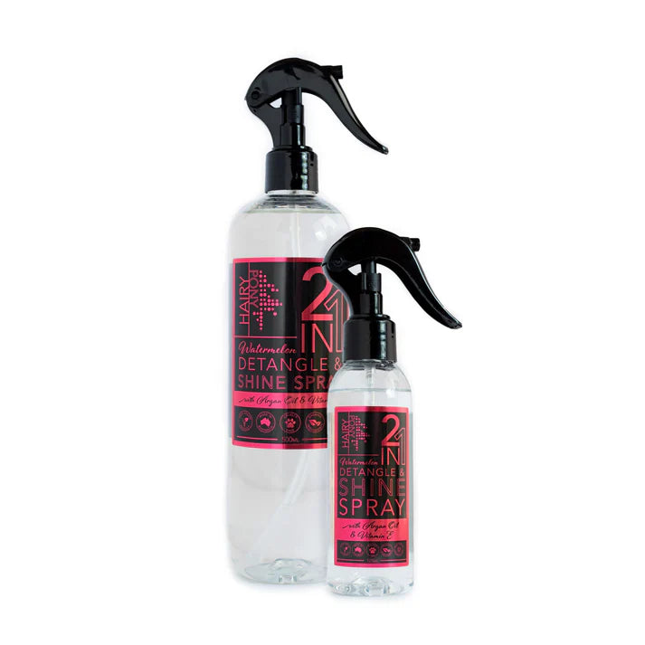 Hairy Pony 2 IN 1 Detangle & Shine Spray - Watermelon