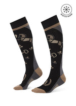 KERRITS Happy Horse Wool Knee-Hi Socks