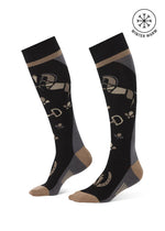 KERRITS Kids Happy Horse Wool Knee-Hi Socks