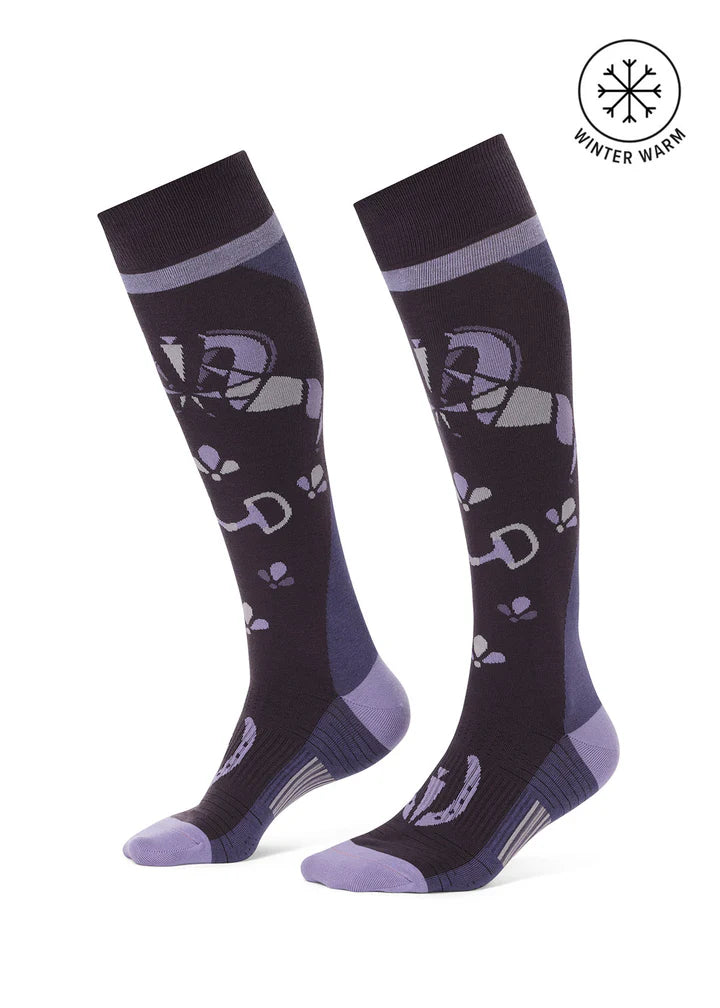 KERRITS Kids Happy Horse Wool Knee-Hi Socks