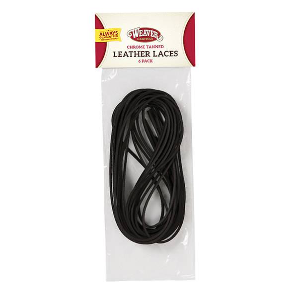 Leather Lace Pack, Chocolate ,1/8" x 72"