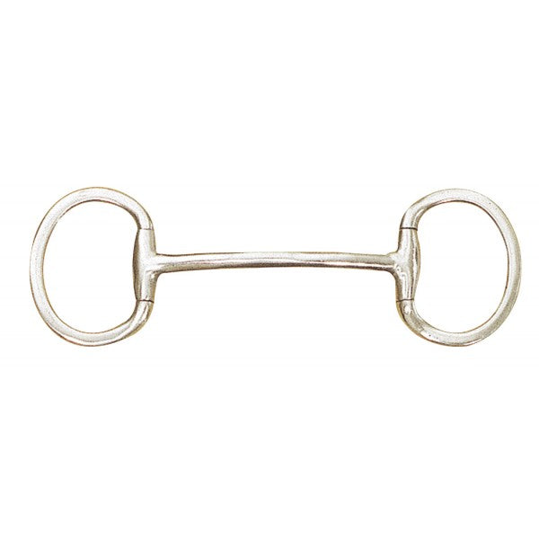 Stainless Steel Mullen Mouth Eggbutt w/ Flat Rings