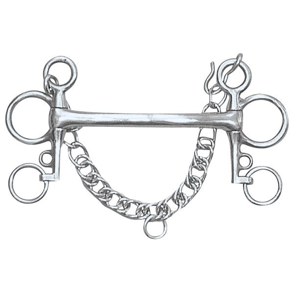 Stainless Steel Tom Thumb Mullen Mouth Pelham