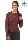 KERRITS Hot to Trot Thermal Henley