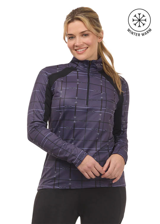 KERRITS First Level Quarter Zip Stretch Fleece Tech Top