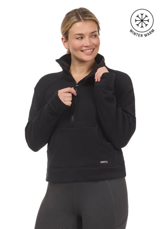 KERRITS Etched Equine Half Zip Sweatshirt
