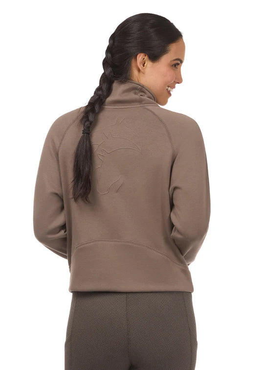 KERRITS Etched Equine Half Zip Sweatshirt
