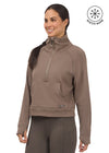 KERRITS Etched Equine Half Zip Sweatshirt