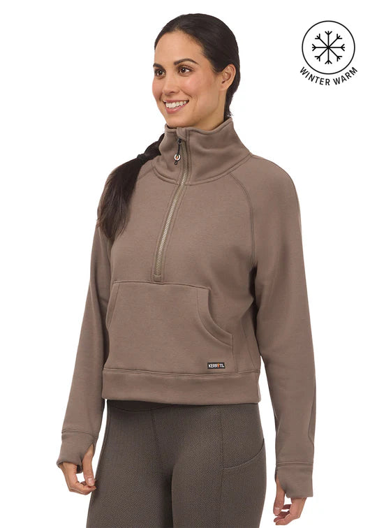 KERRITS Etched Equine Half Zip Sweatshirt