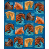 Sport Horses Throw Blanket