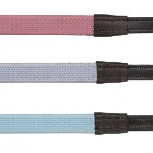 Camelot Colorful Rubber Covered Reins