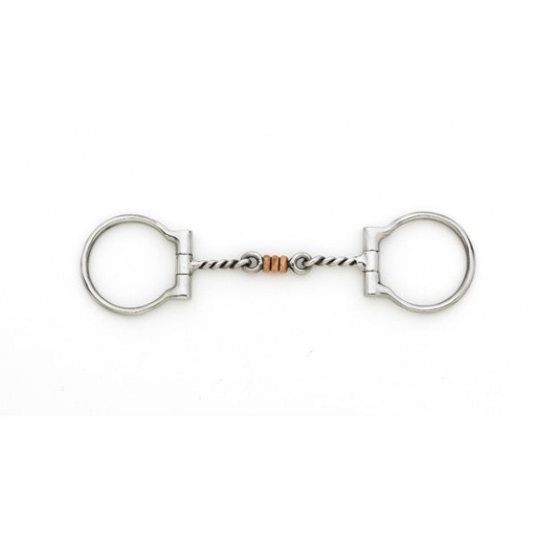 Stainless Steel Twisted 3-Piece D-Ring Bit