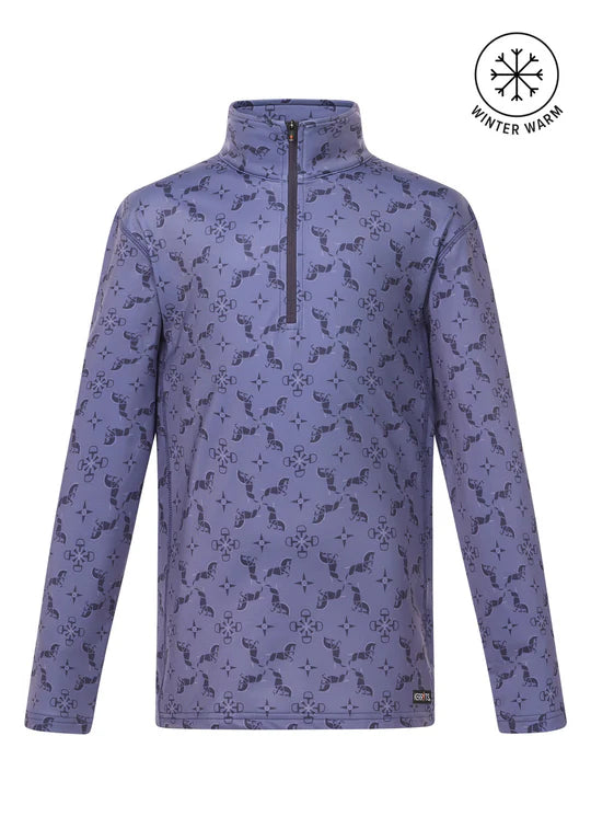 KERRITS Kids First Level Quarter Zip Stretch Fleece Tech Top