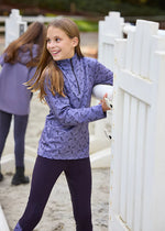 KERRITS Kids First Level Quarter Zip Stretch Fleece Tech Top