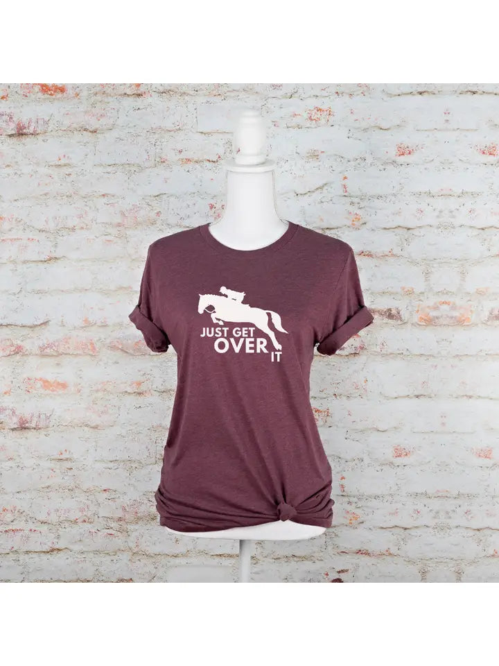 Get Over It Horse Jumping Graphic Tee