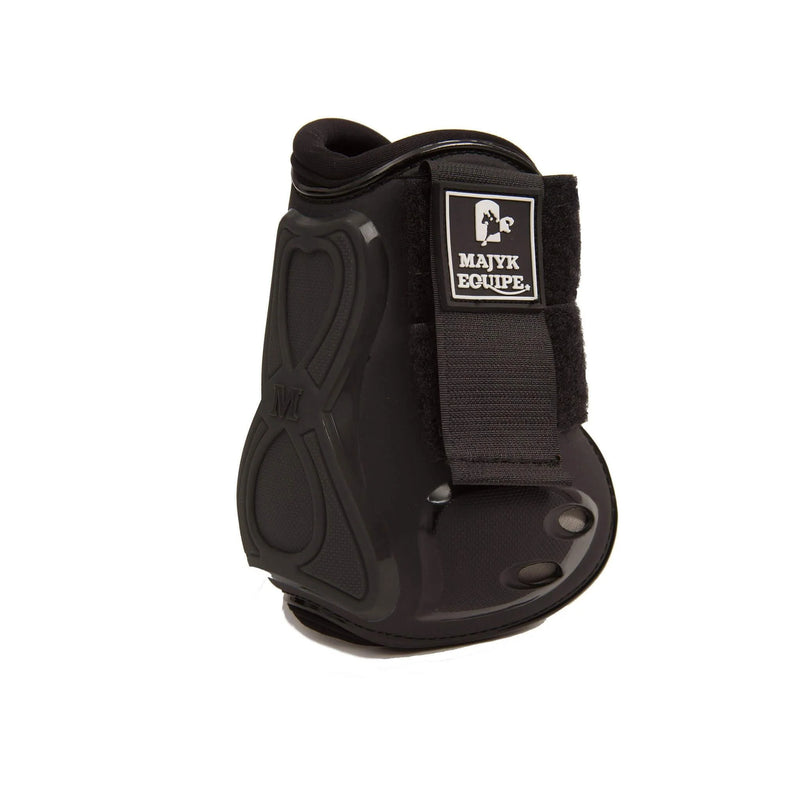 Majyk Equipe Vented Infinity Open Front Jump Boot Black (Hind)