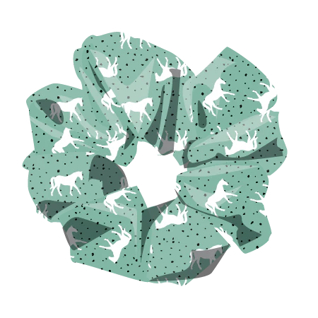 Dots Horse Scrunchies