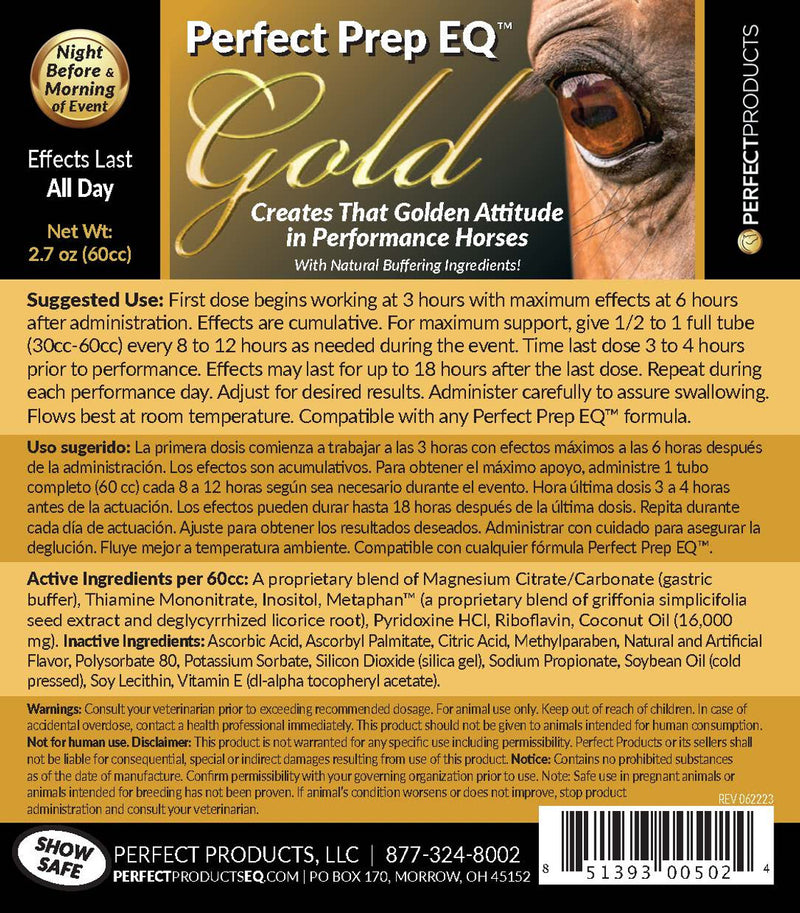 Perfect Prep EQ Gold Calming Paste