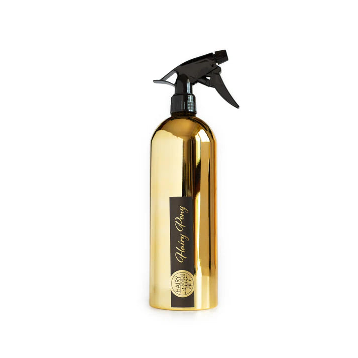 Hairy Pony Gold Metal Spray Bottle