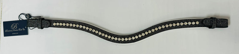 #114 Sparkle Browband w/Large Crystals