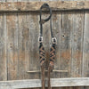 Rodeo Drive Dark Oil Feathered Arrow Fringed One Ear / Breast Collar Tack Set