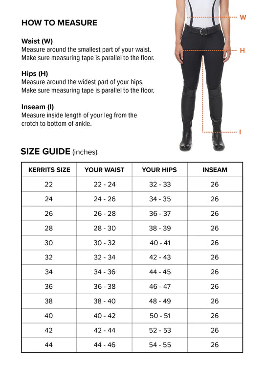 Kerrits Affinity Pro Silicone Knee Patch Riding Breech