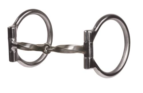 Professional's Choice D-Ring Slow Twist Snaffle