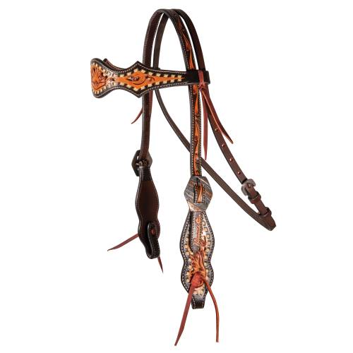 Professional's Choice Buckstitched Filigree Browband Headstall