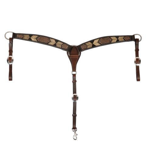 Professional's Choice Chocolate Arrowhead Breast Collar