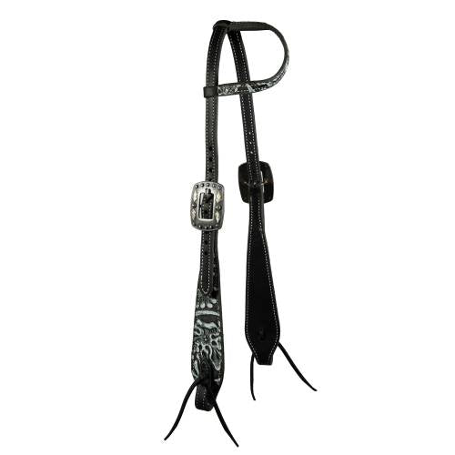 Professional's Choice One-Ear Swell Cheek Paisley Headstall