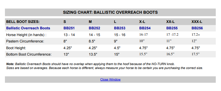 Professional's Choice Ballistic Overreach Boots