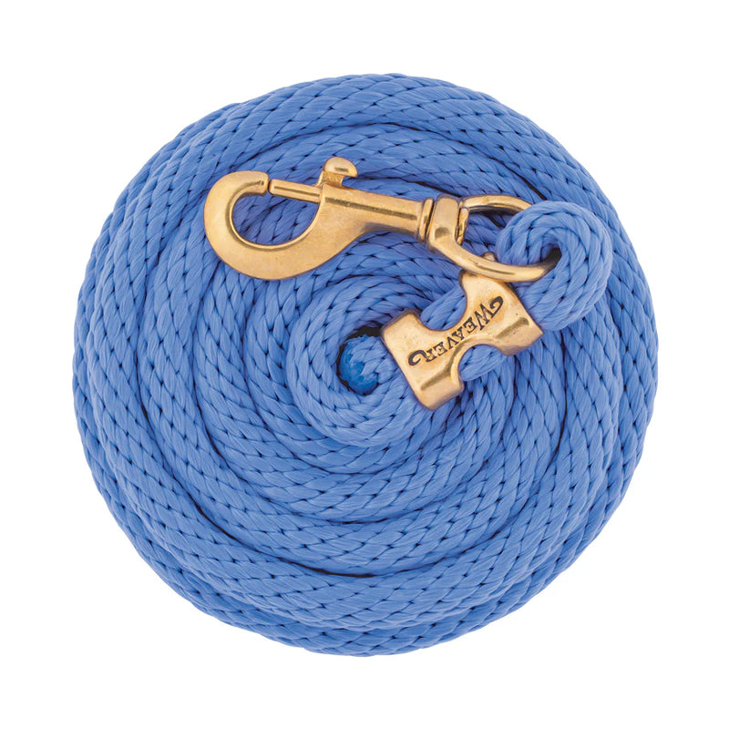 Poly Lead Rope w/ Solid Brass 225 Snap