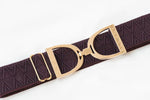 ELLANY - DANTE 1.5" Gold Stirrup Elastic Belt