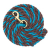 Cotton Lead Rope with Brass Plated 225 Snap, 5/8" x 10'