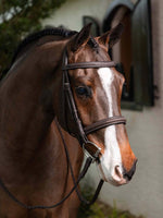 LeMieux Stitched Hunter Bridle with Laced Reins