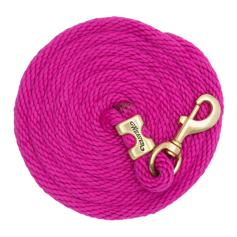 Poly Lead Rope w/ Solid Brass 225 Snap