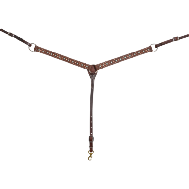 1.5 Inch Breastcollar with Floral Spot Dots