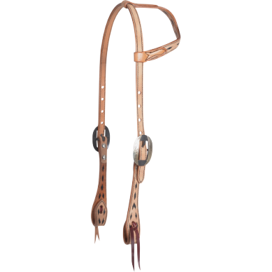 Slip Ear Headstall with Buck Stitching