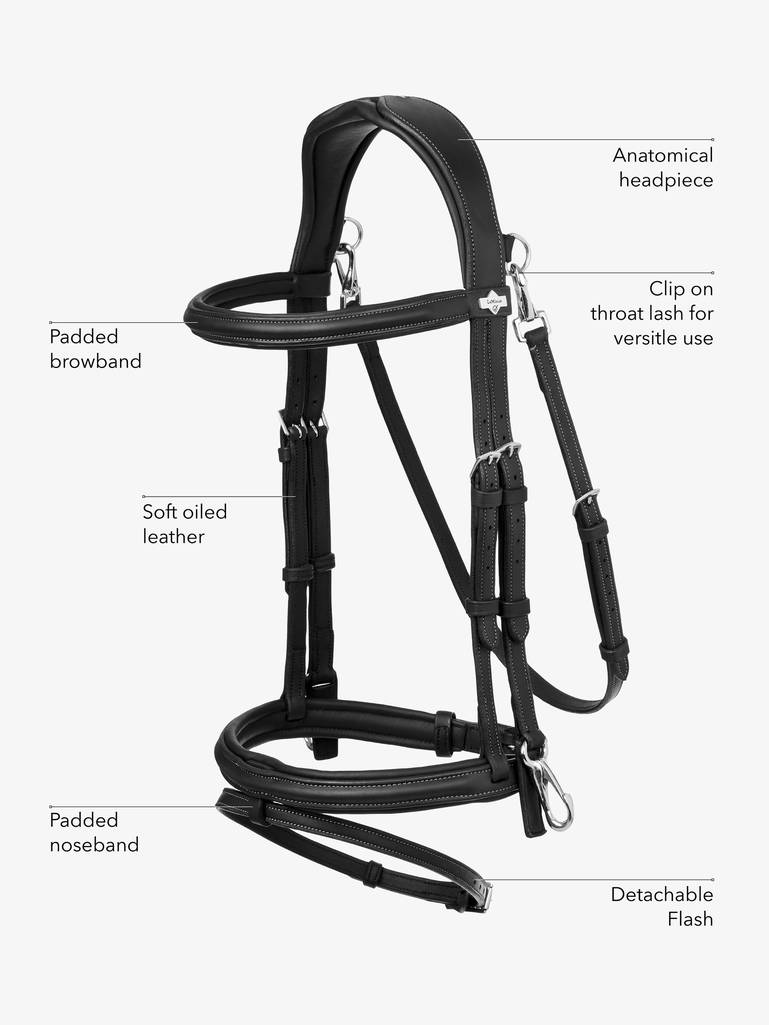 Kudos Work Bridle Black