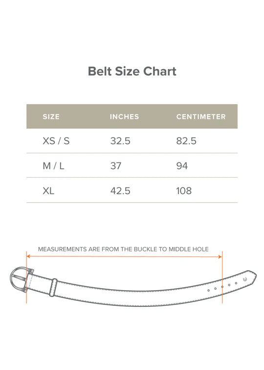KERRITS Simple D Equestrian Leather Belt