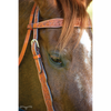 Shaped Floral Browband Headstall