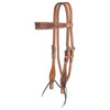 Classic Texas Flower Browband Headstall