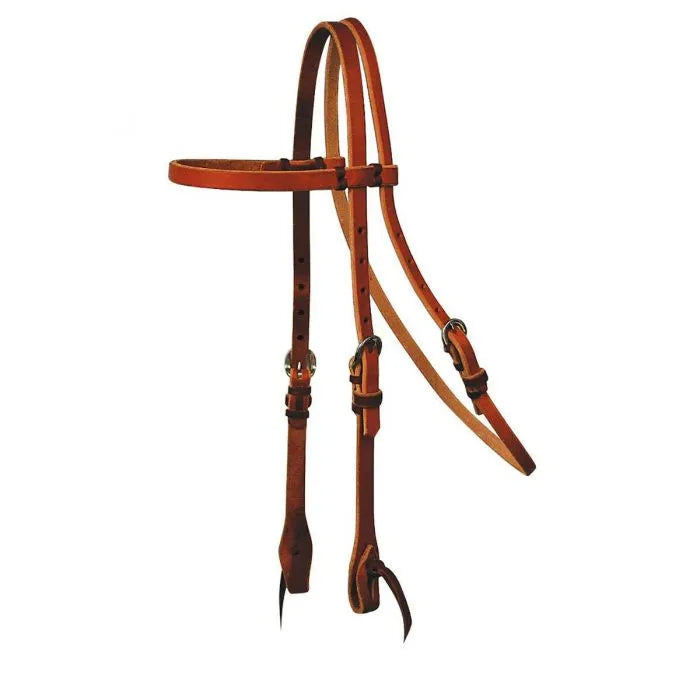 Tied and Twisted Cowboy Browband Headstall