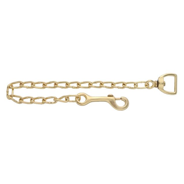 Brass Plated 30" Lead Chain