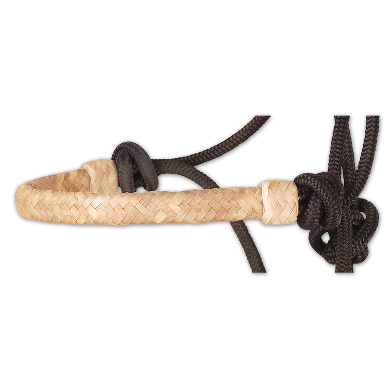 Braided Rawhide Rope Halter with Lead