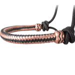 Braided Rawhide Rope Halter with Lead